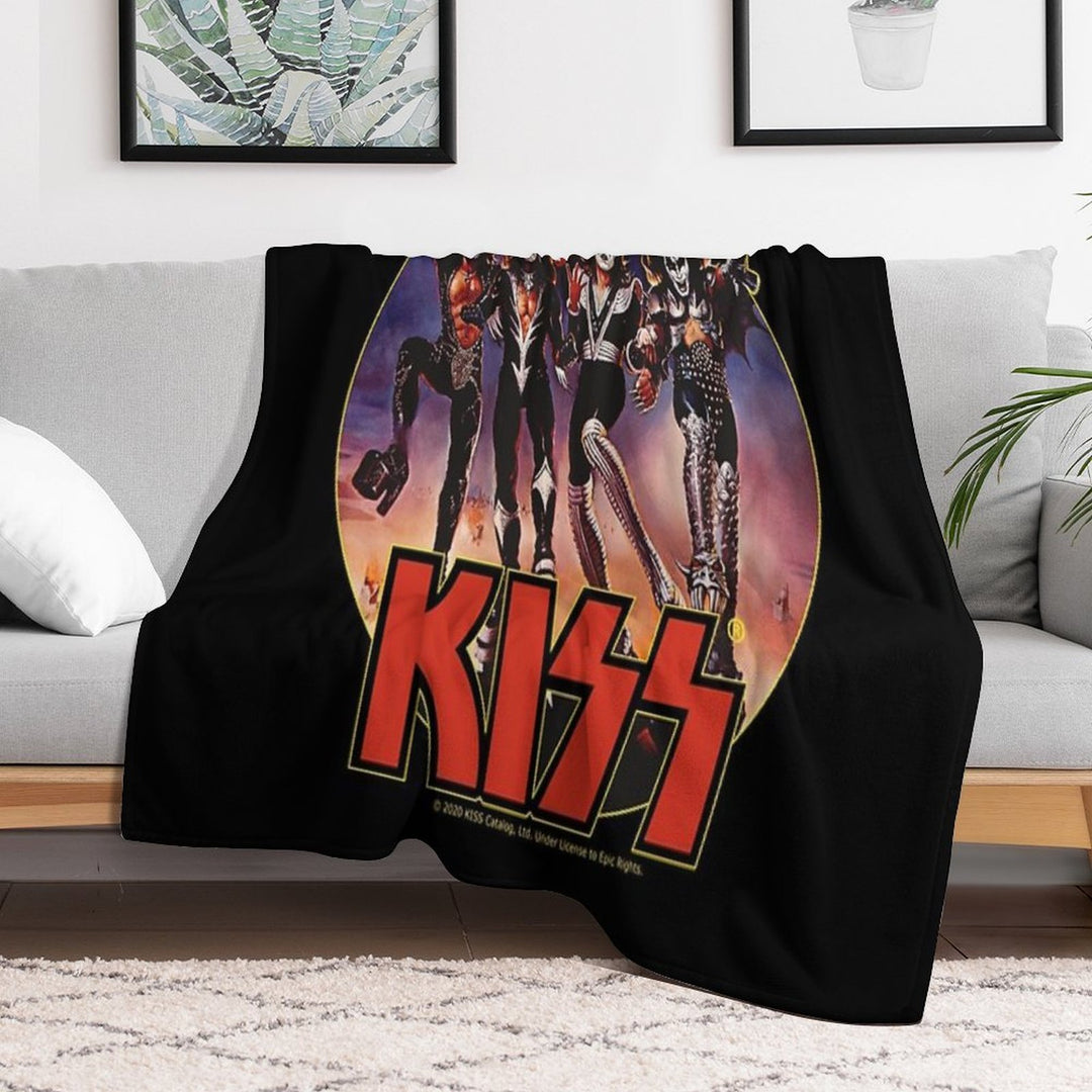 KISS Band Members Comfort Throw Blanket