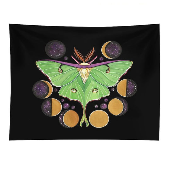 Lunar Moth Tapestry