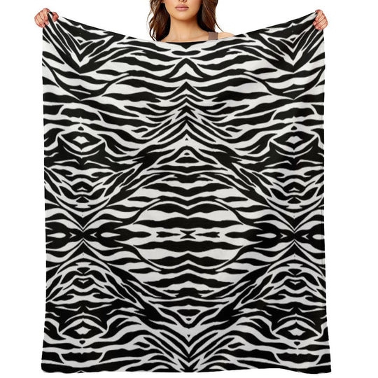 Zebra Premium Throw Blanket
