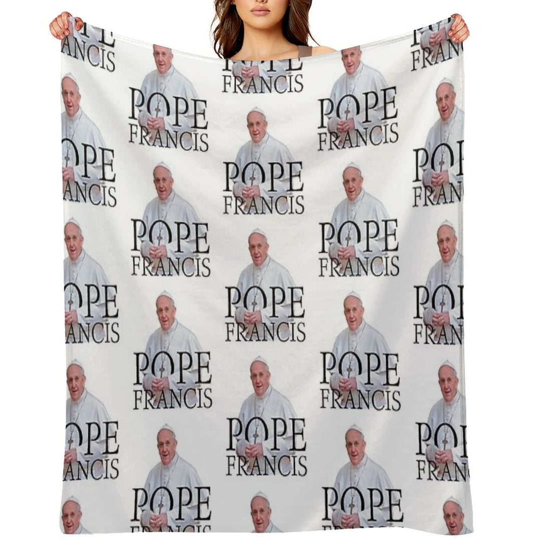 Pope Francis Compact Throw Blanket