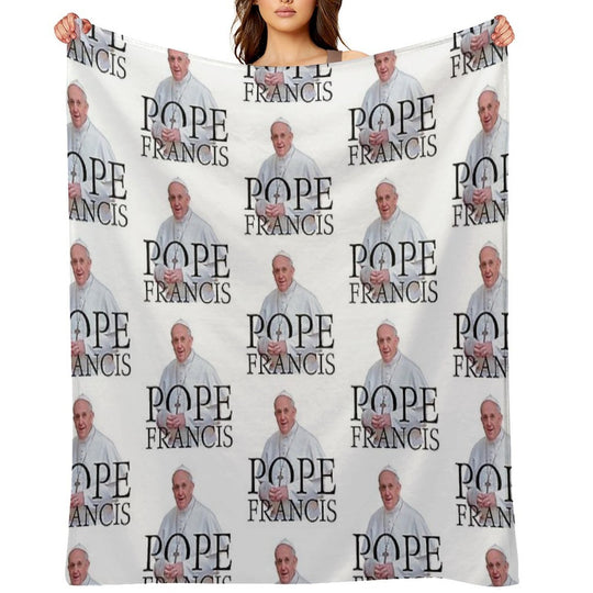 Pope Francis Compact Throw Blanket