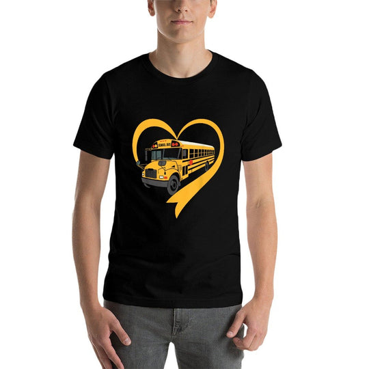 Heart School Bus Driver  Relaxed-fit T-Shirt