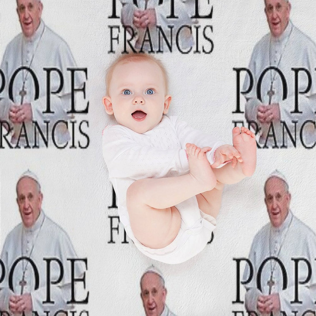 Pope Francis Compact Throw Blanket
