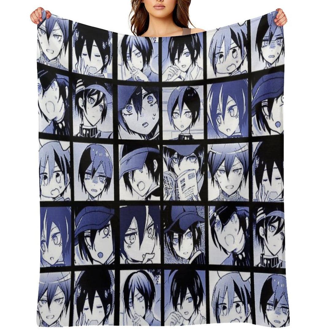 Shuichi Manga Collection (Colored) Plush Throw Blanket