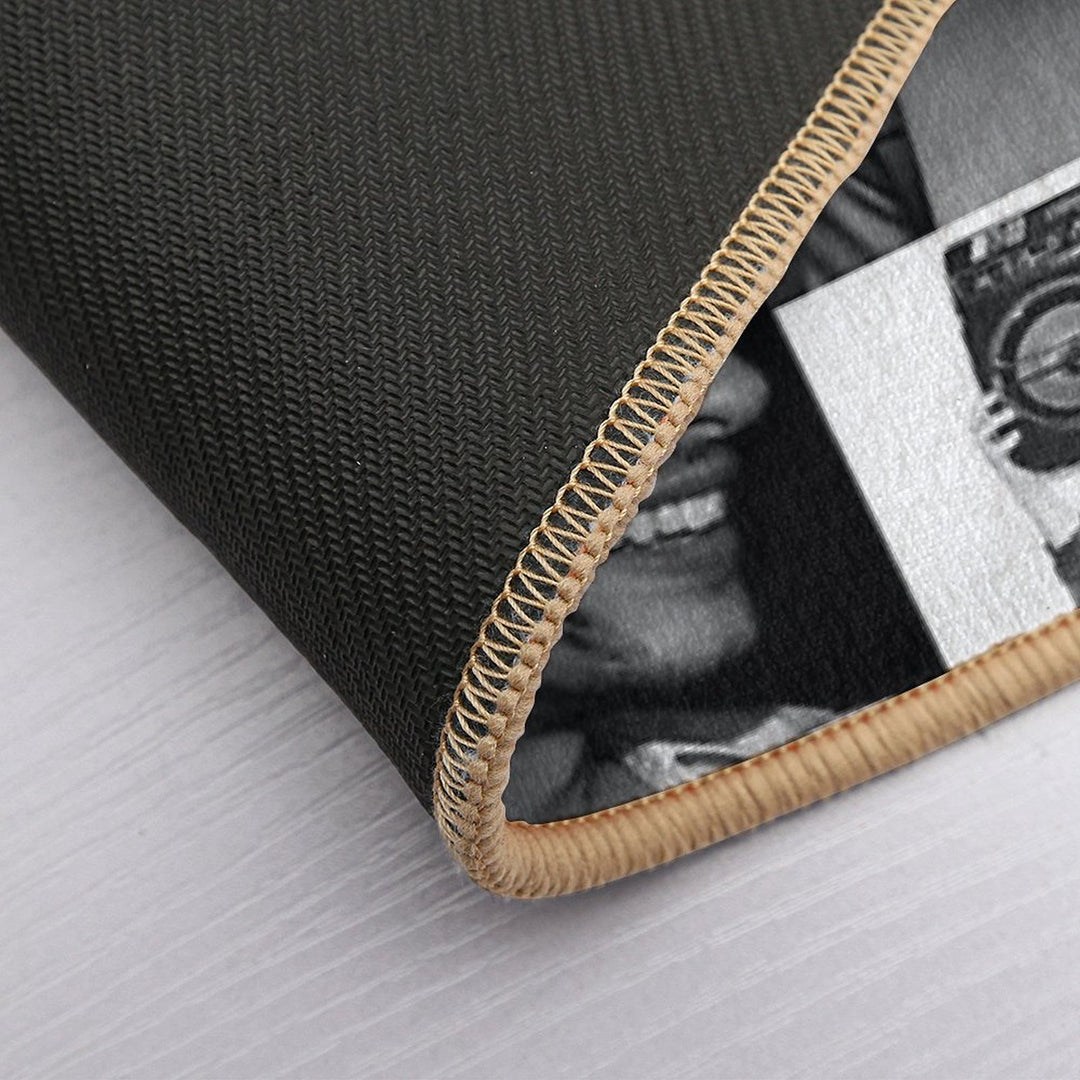 Matthew Gray Gubler Collage B&w  Long-Lasting Bath Mat