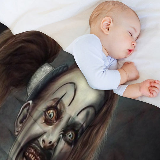 Terrifier 2- The Little Pale Girl Machine-washable Throw Blanket