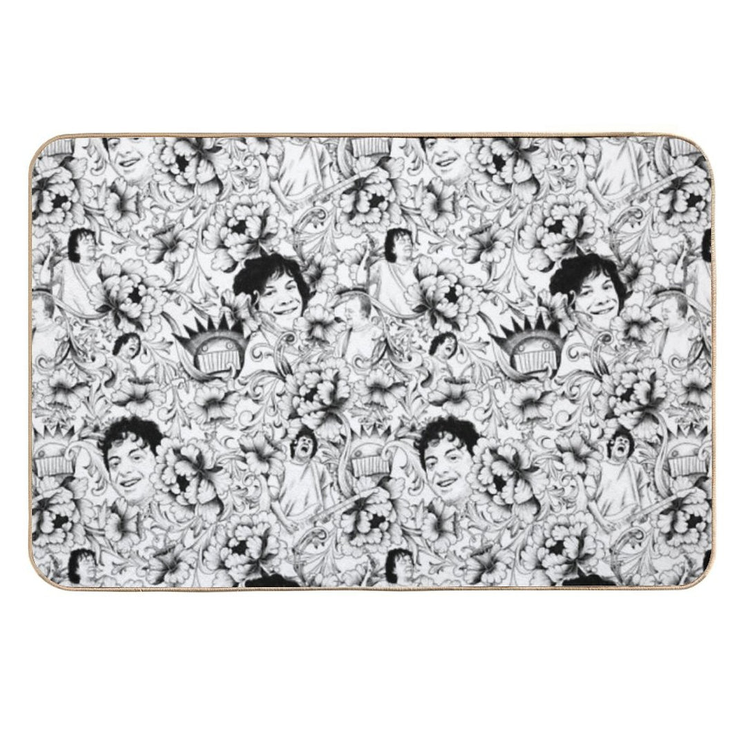 Ween Baroque Pattern  Pet-Safe Bath Mat