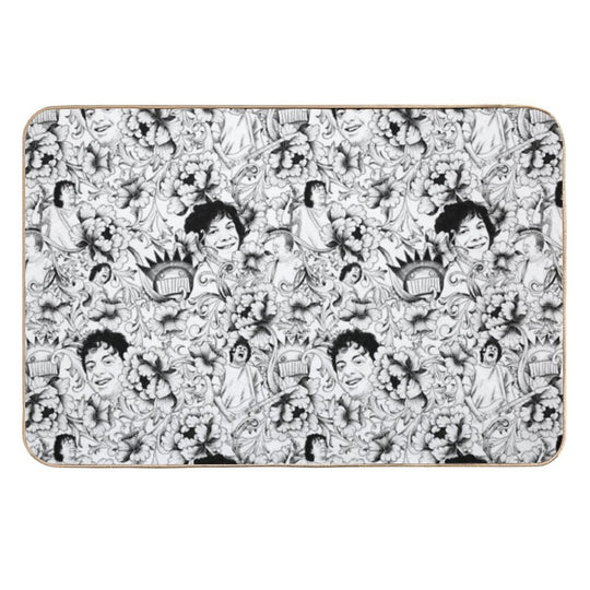 Ween Baroque Pattern  Pet-Safe Bath Mat