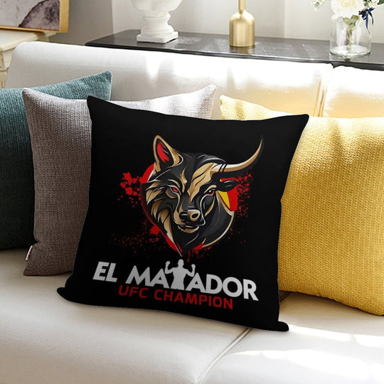 Ilia Topuria El Matador UFC Champion Soft Luxury Feel Throw Pillow