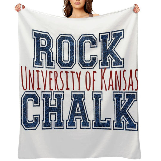 Rock Chalk All-season Throw Blanket