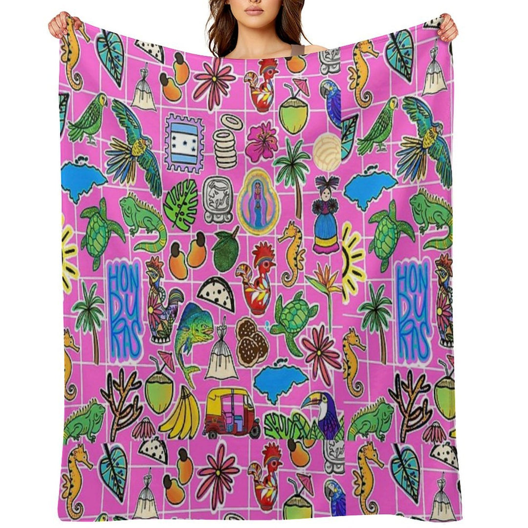 HONDURAS 2023 Shrink-resistant Throw Blanket