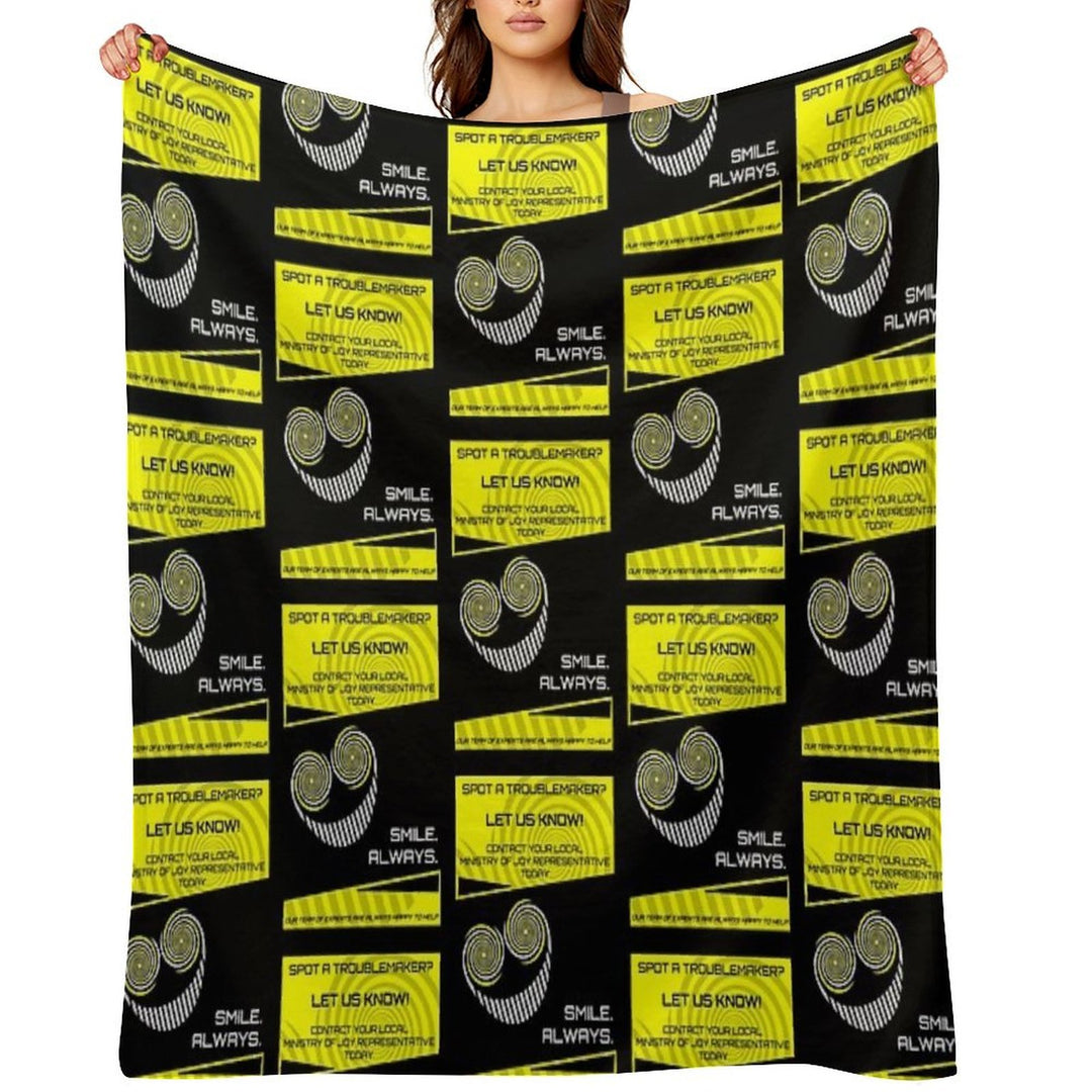 Spot A Troublemaker Versatility Throw Blanket