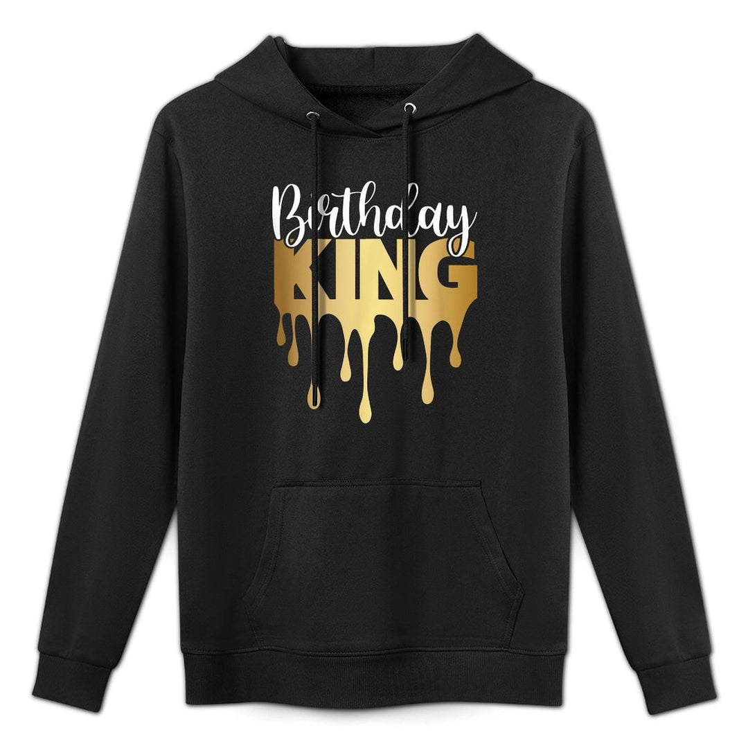 Boys Birthday Toddler Men Birthday King Customizable Surface Hoodie