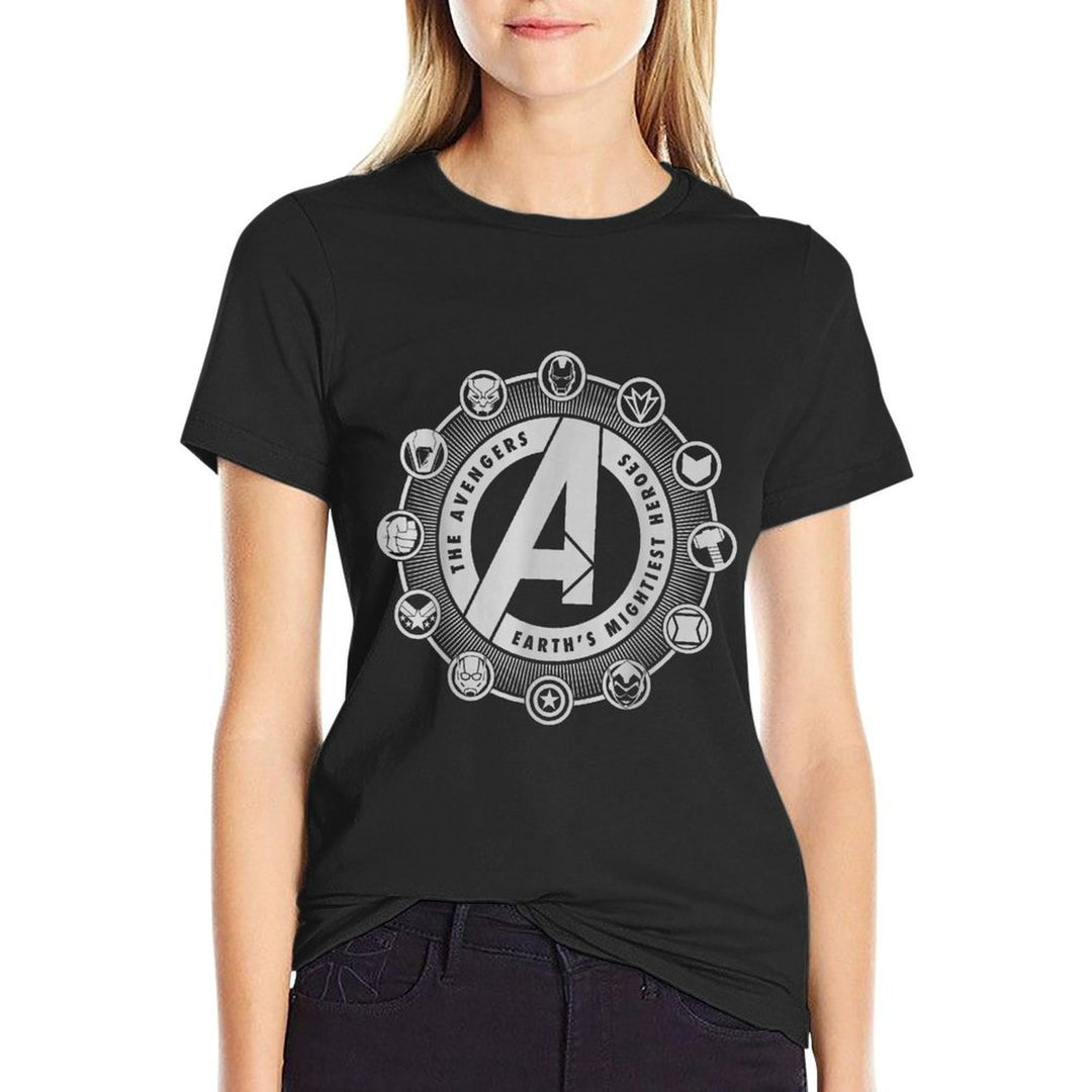 Marvel Avengers Character Circle Logos  Classic T-Shirt
