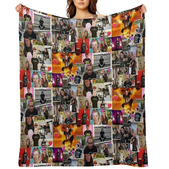 Nat Mega Collage! Versatility Throw Blanket