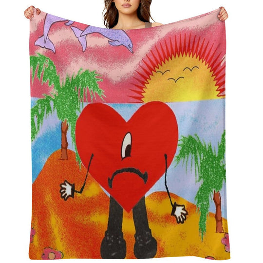 Un Verano Sin Ti Album Versatility Throw Blanket