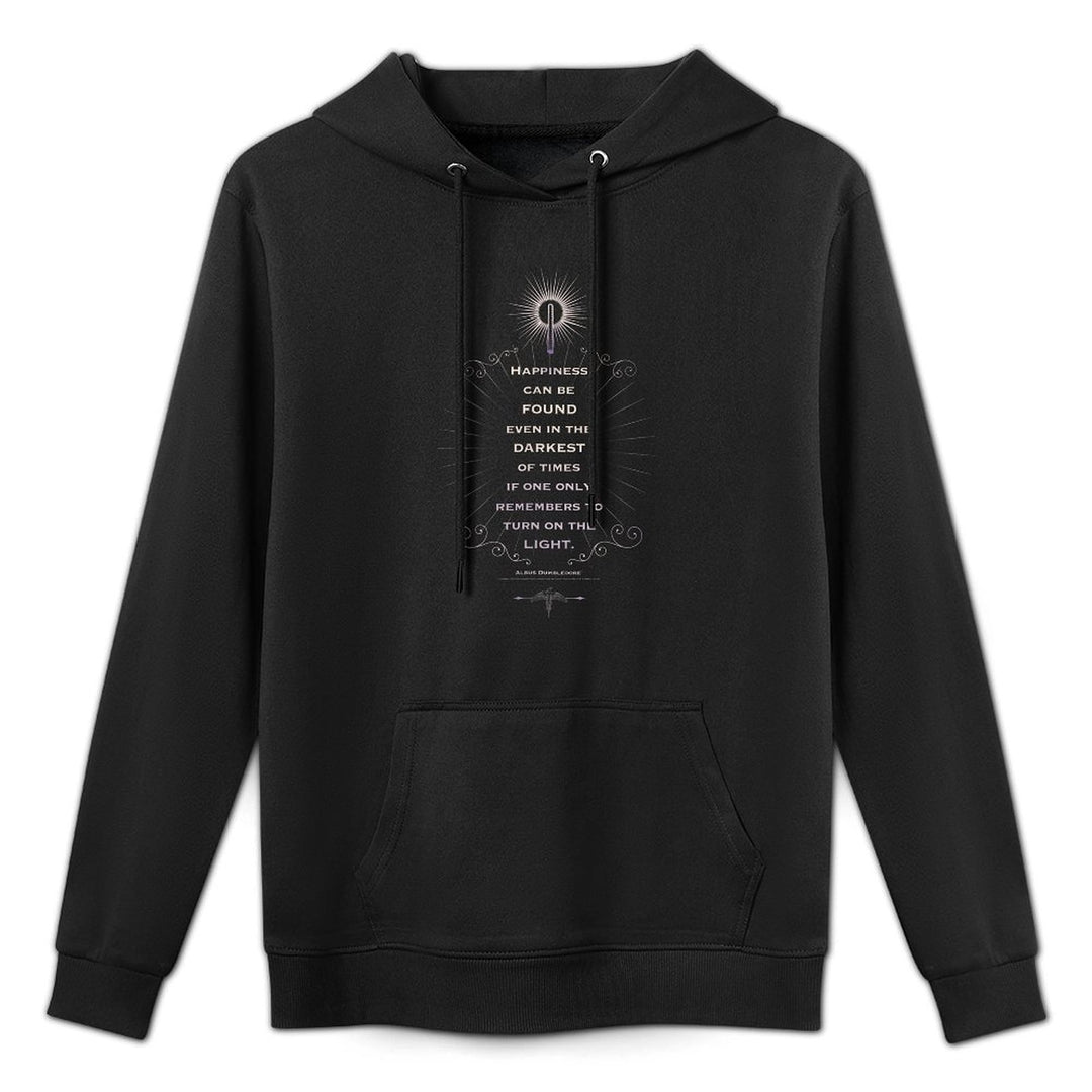 Harry Potter Dumbledore Happiness Can Be Found Quote Layering Staple Hoodie