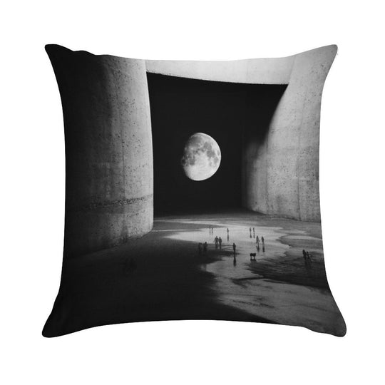 To The Moon Soft Warmth Comfort Throw Pillow