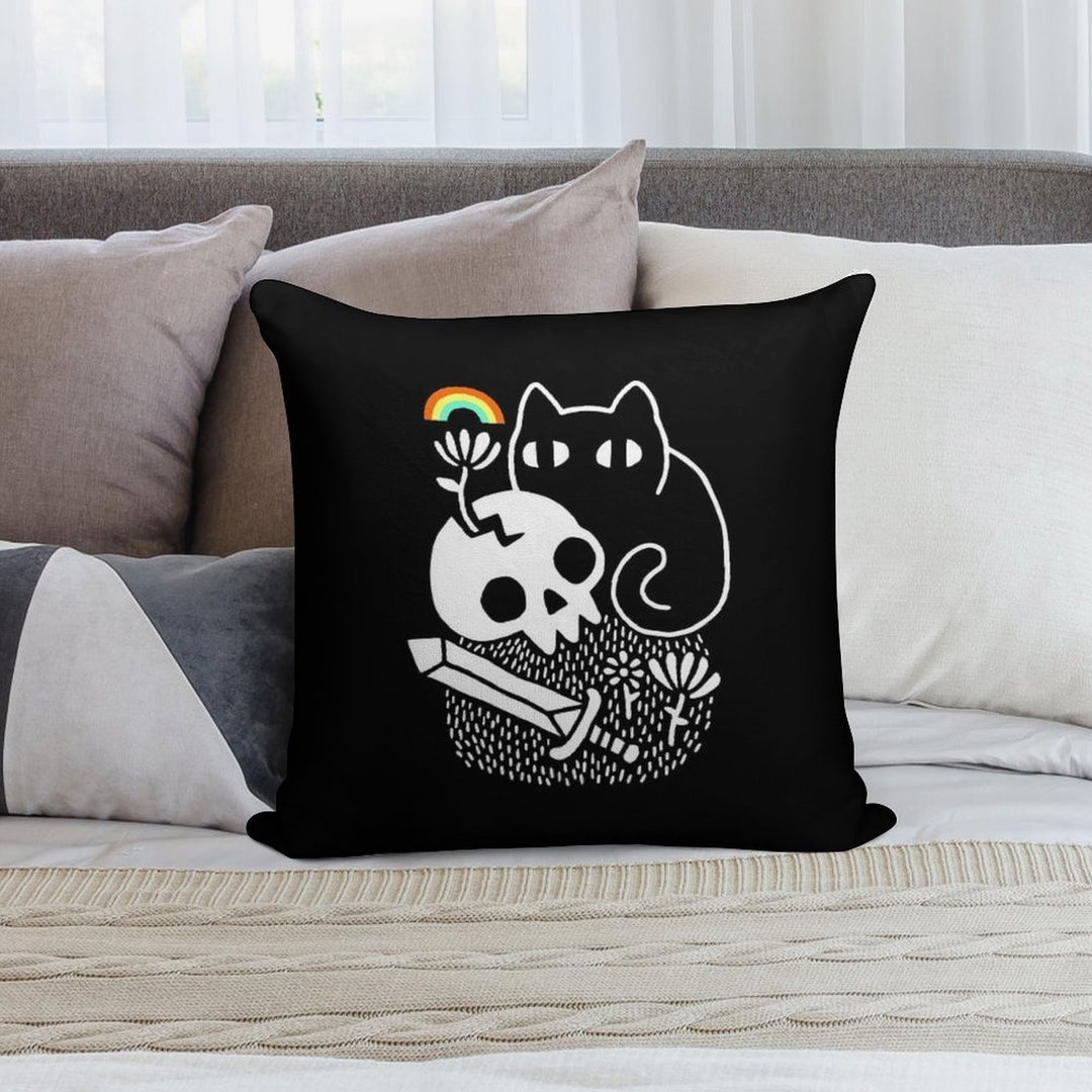 Cat & Stuff Soft High-Density Material Throw Pillow