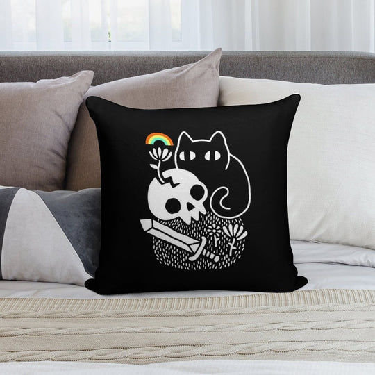 Cat & Stuff Soft High-Density Material Throw Pillow