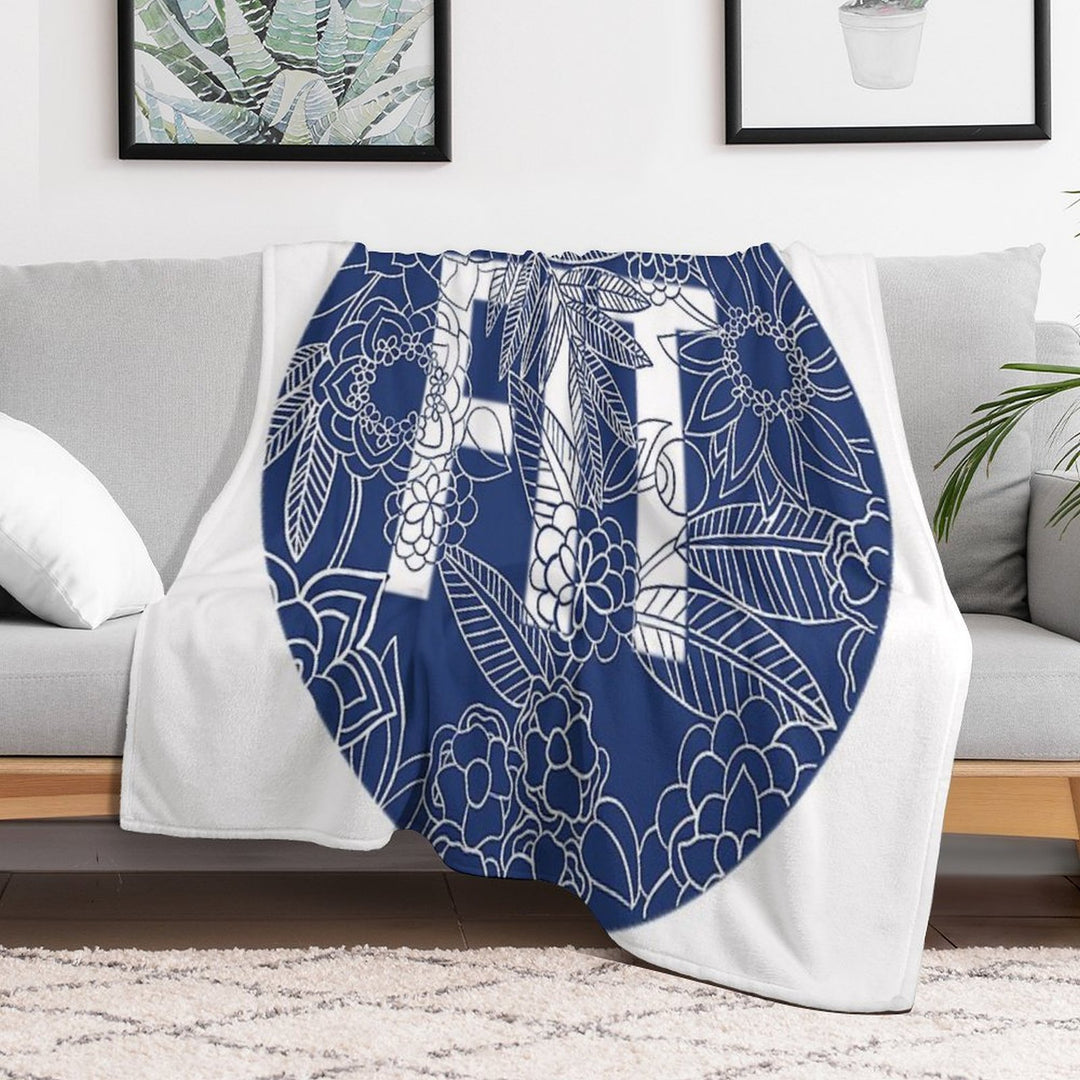 FIT Blooms Sustainable Throw Blanket