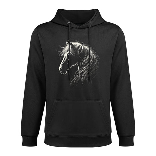 Horse Silhouette Horse Riding Lover Durable Construction Hoodie