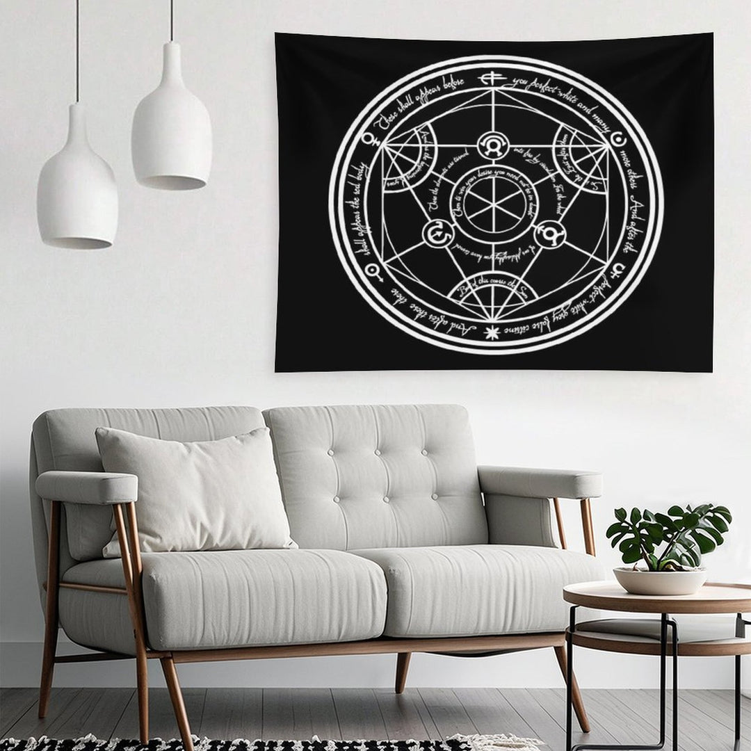 Human Transmutation Circle Tapestry