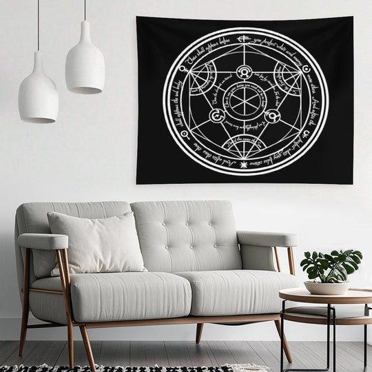 Human Transmutation Circle Tapestry