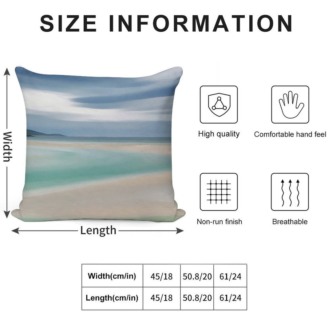 Isle of Harris Beach, Scotland Soft Style Accent Throw Pillow