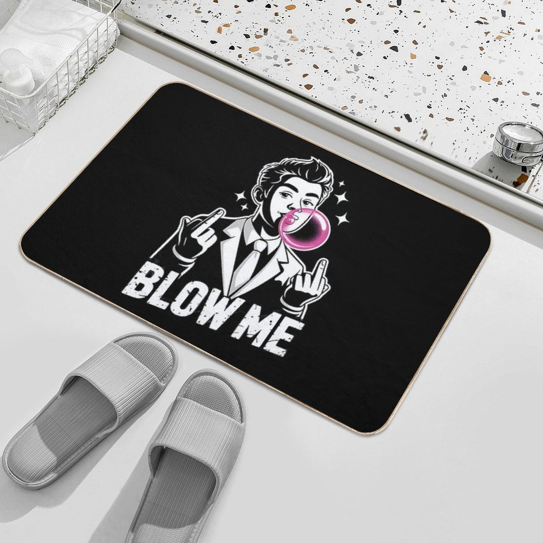 Blow Me Trump Pink Bubble Gum Donald Trump  Versatile Bath Mat