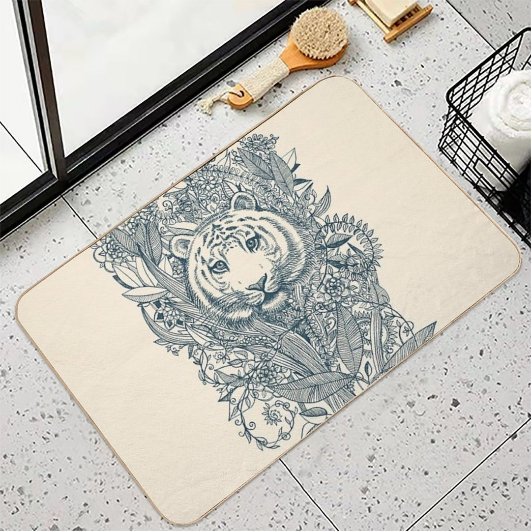 Tiger Tangle  Stain-Proof Bath Mat