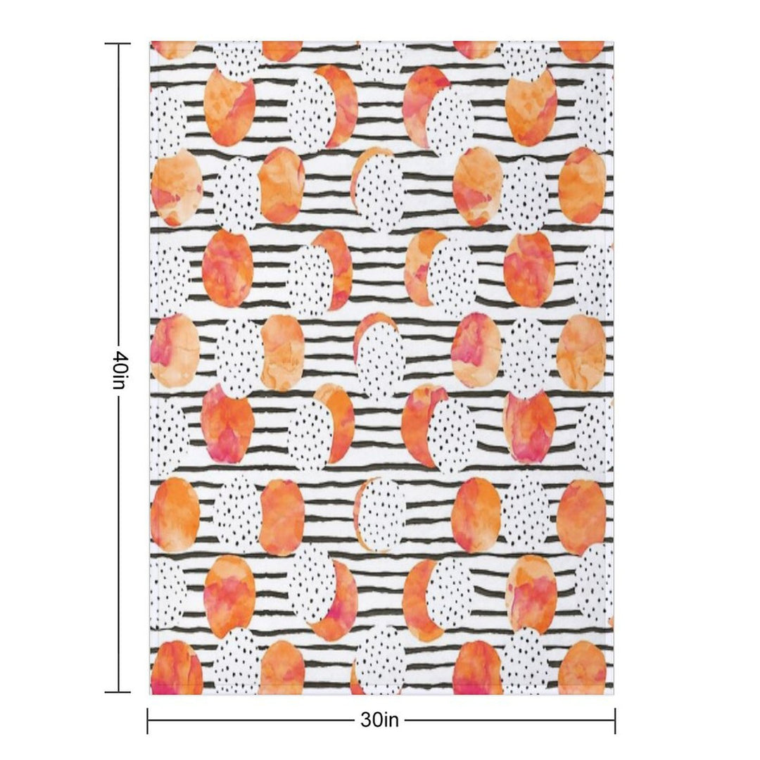 Fruity Orange Gift-ready Throw Blanket