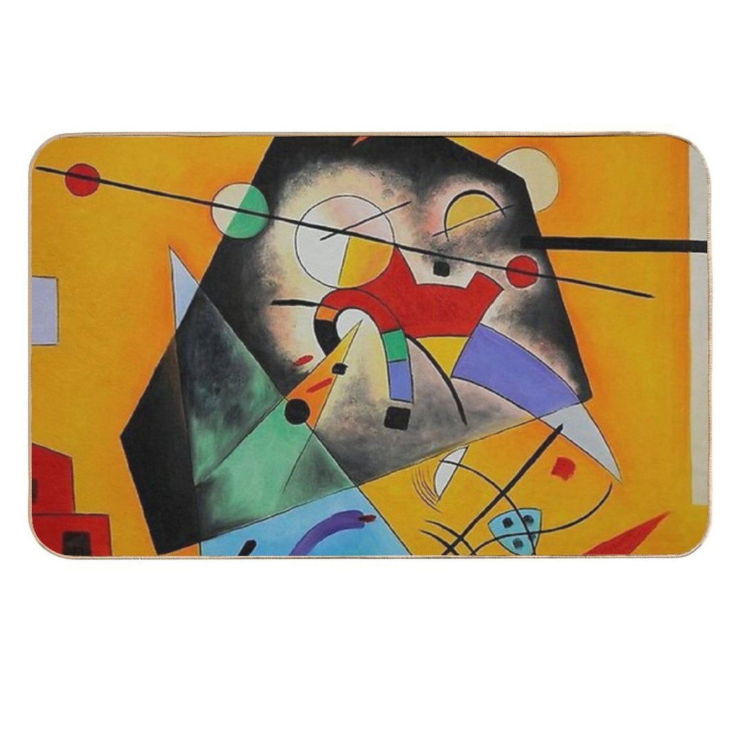 KANDINSKY HD - Quiet Harmony 1924  Stain-Proof Bath Mat