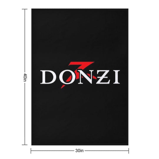 Donzi Boat POCKET SIDE Velvety-soft Throw Blanket