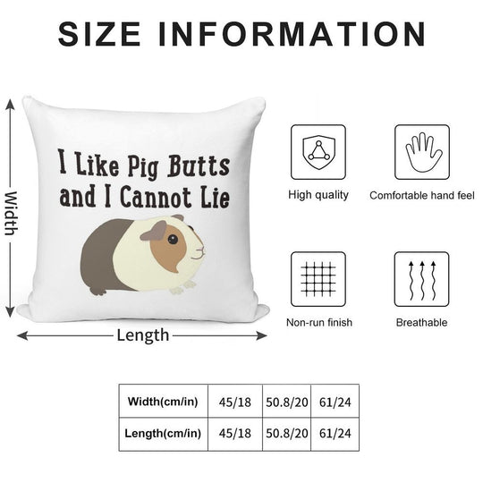 Guinea Pig Butts Soft Ultra-Soft Texture Throw Pillow
