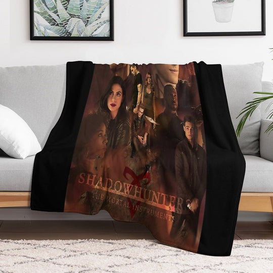 SHADOWHUNTERS POSTER Eco-conscious Throw Blanket