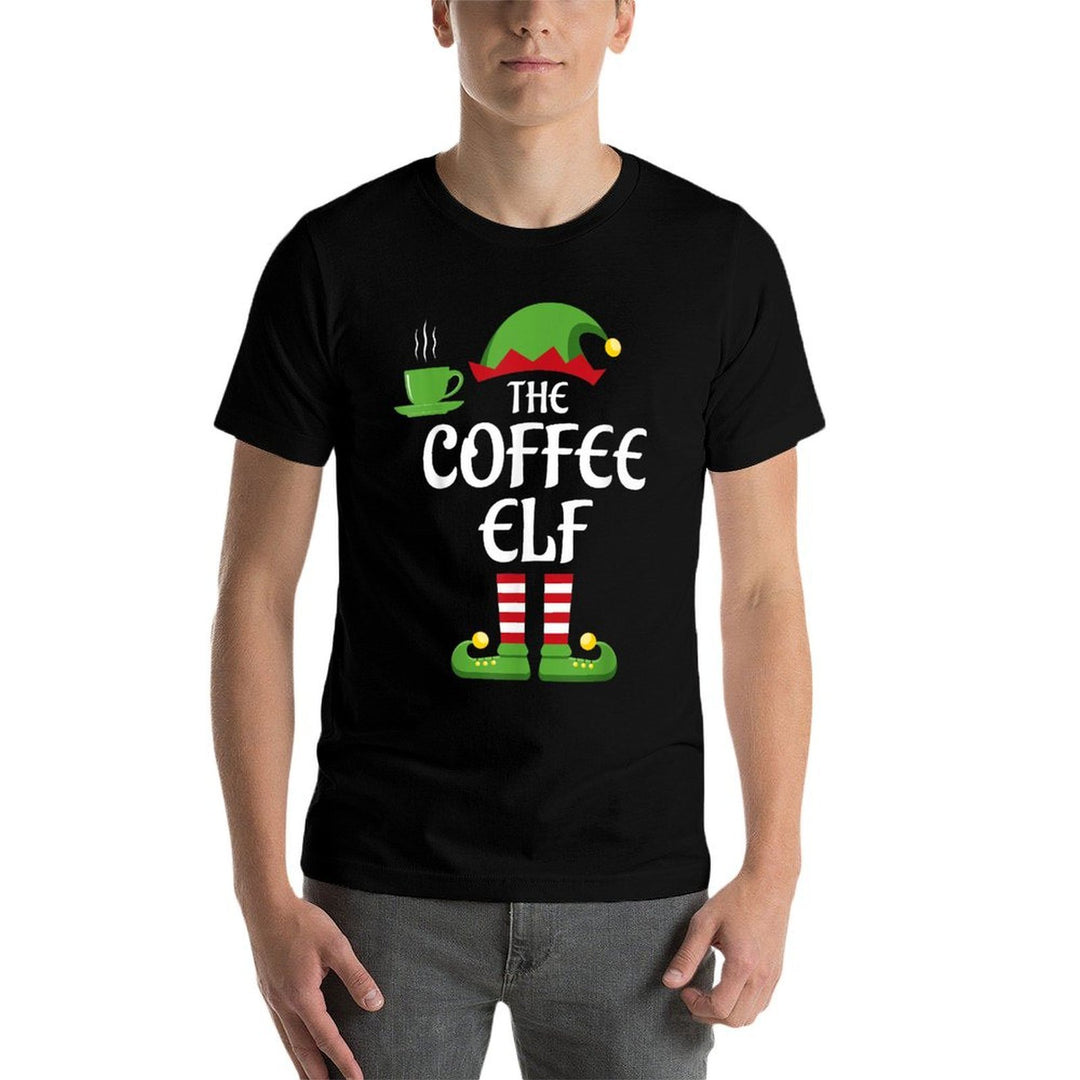 Coffee Elf Family Matching Group Christmas  Vintage-inspired T-Shirt