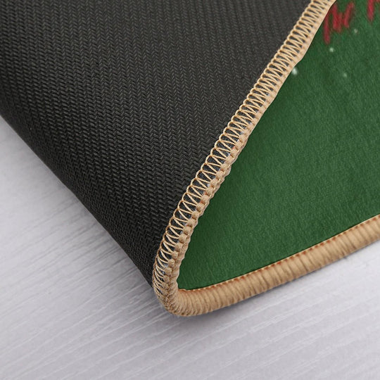 Christmas Magic in Space  Fade-Resistant Bath Mat