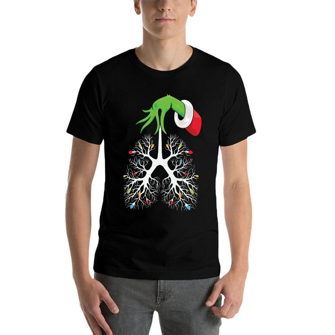 Christmas Nurse Respiratory Therapist Lung Lights FunnyX-mas  Versatile T-Shirt