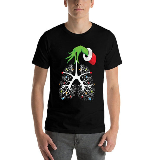 Christmas Nurse Respiratory Therapist Lung Lights FunnyX-mas  Versatile T-Shirt