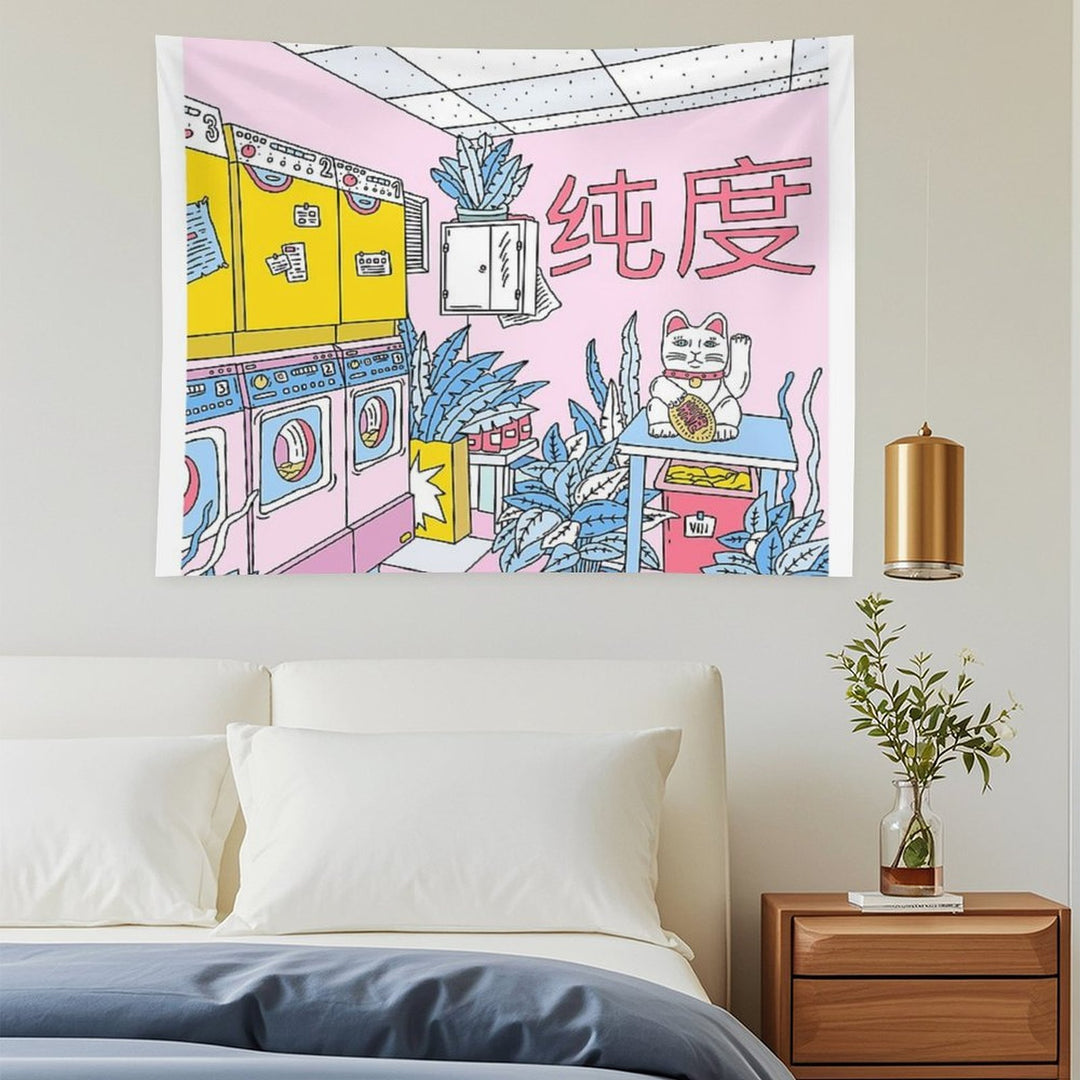 MANEKI WASH BLUE Tapestry