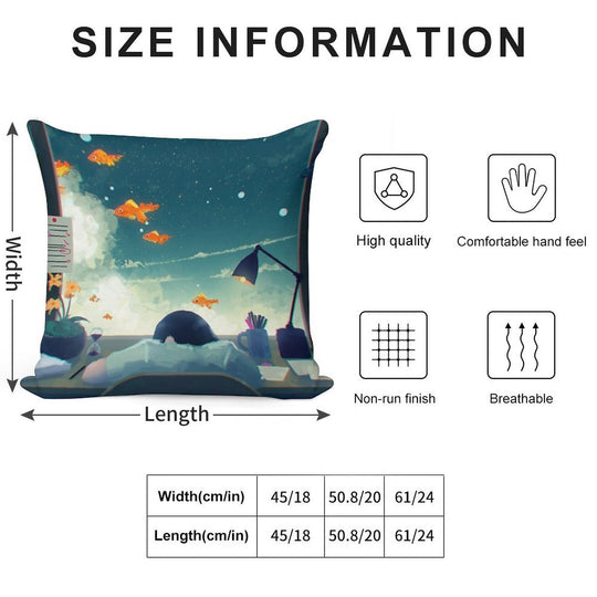 Dreaming... Soft Anti-Pilling Throw Pillow