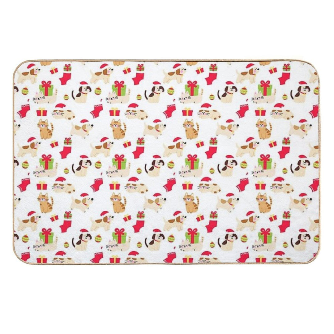 Merry Christmas  Toxin-Free Bath Mat