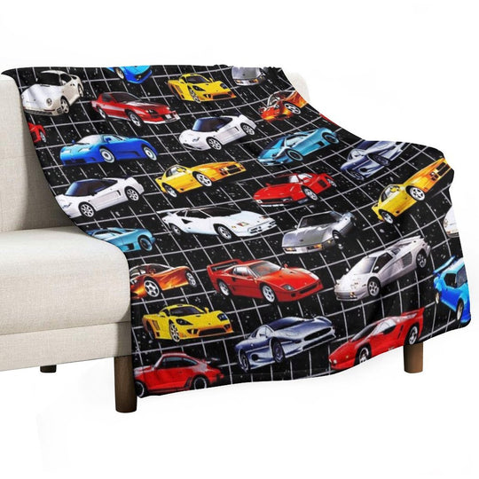 Dream Cars All-season Throw Blanket