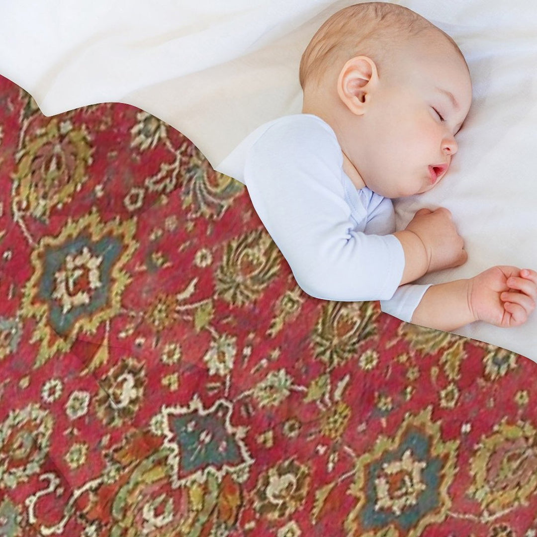 Antique Kilim 8 Easy Care Throw Blanket