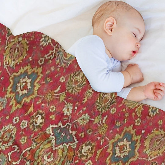 Antique Kilim 8 Easy Care Throw Blanket