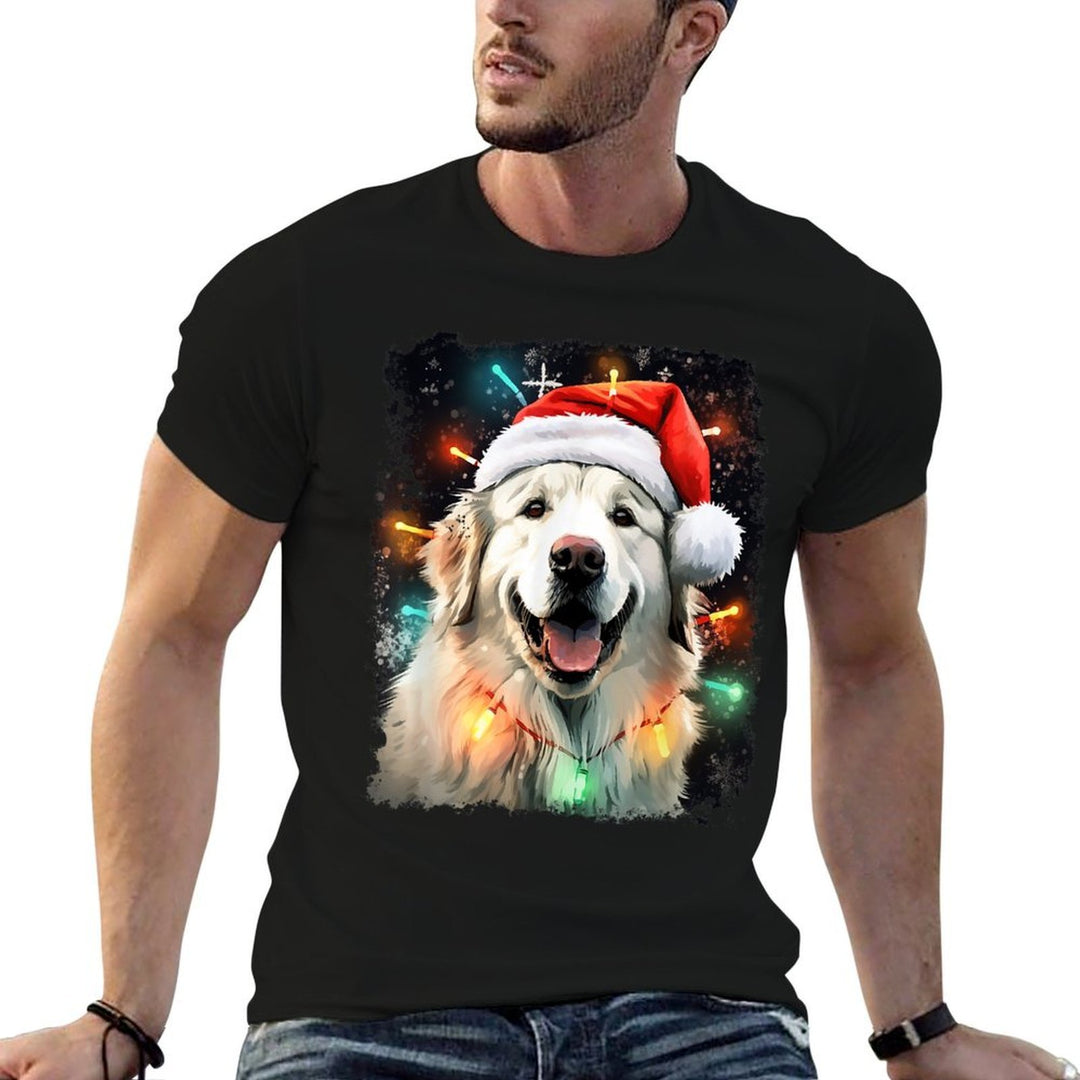 Dog Great Pyrenees Christmas  Eco-friendly Material T-Shirt