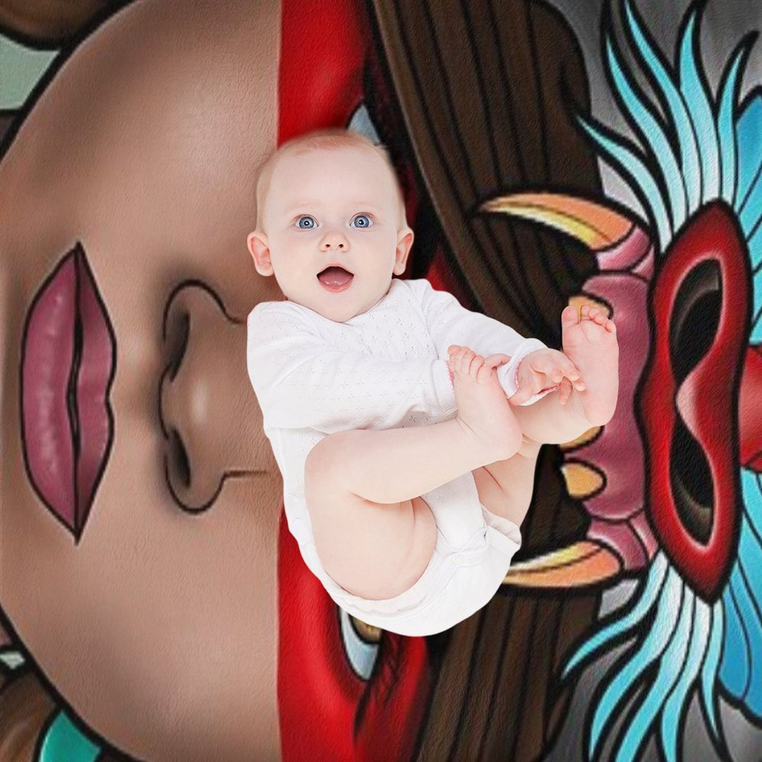 Spirit of The Wild Plush Throw Blanket