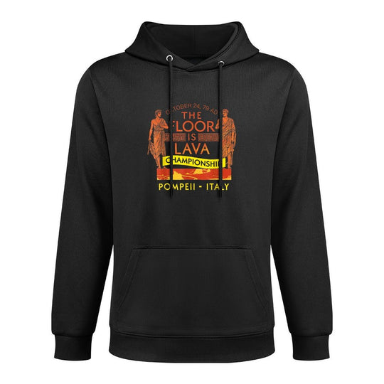 Pompeii Floor Is Lava Championship Funny History Lover Pilling-Resistant Hoodie