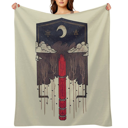 The Lost Obelisk Multi-functional Throw Blanket